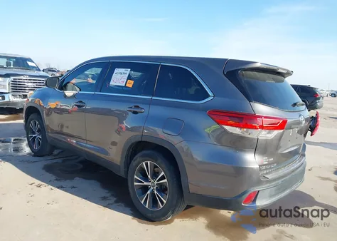 2019 Toyota Highlander Le from USA, damaged, VIN 5TDZARFH7KS050707